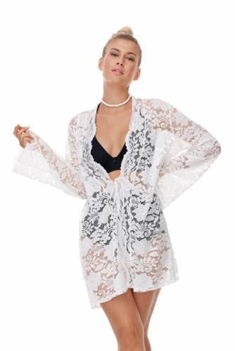 Lanzarote Pareo accappatoio Lupoline - bianco