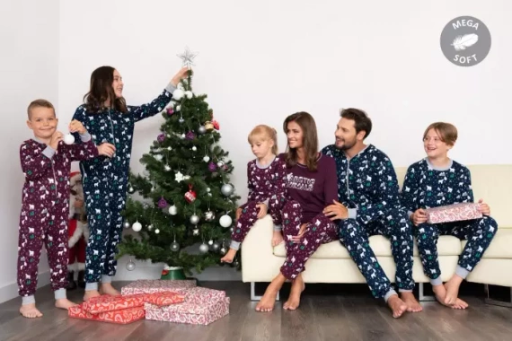 Sid Pigiama per bambini Moda italiana - stampa bordeaux