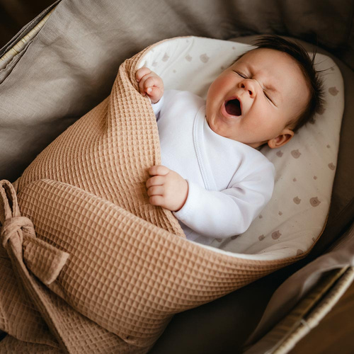 Fascia neonato Petite Eevi 75x75 cotone waffle morbida comfort