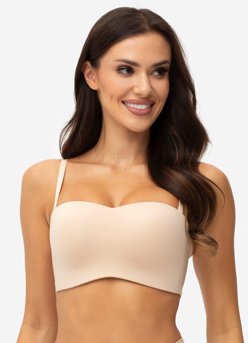 Reggiseno bandeau Gatta Opaska – imbottito, con stecca laterale