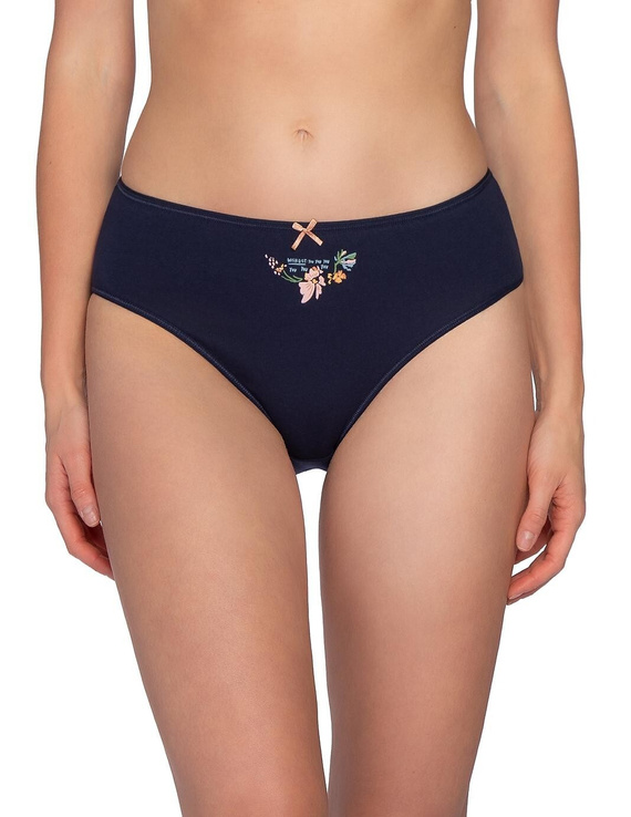 Figi L-120 BI-105 Lama Slip da donna in cotone Bikini 3 pezzi floreali