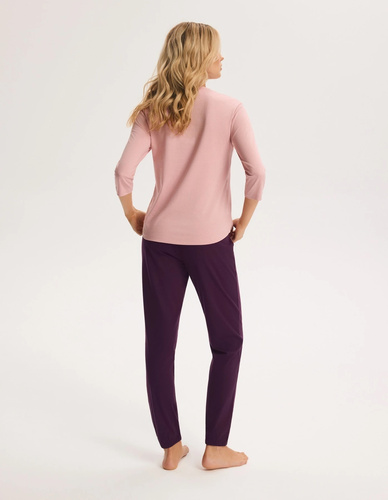 Pigiama donna Henderson Ginger 45415 rosa 100% cotone manica 3/4 pantaloni