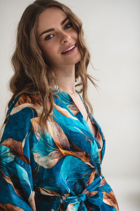 Milk&Love accappatoio premaman bambù 100% viscosa