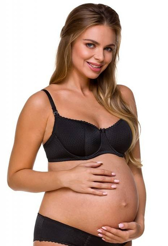 1381 Reggiseno per allattamento Lupoline - nero