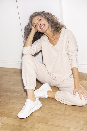 Madri Camicetta a maniche lunghe Moda italiana - beige