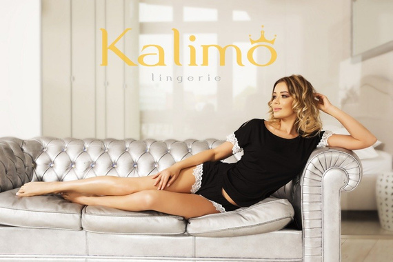 Delos Set pigiama donna Kalimo - nero