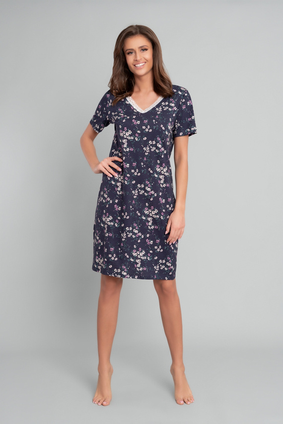 Evita camicia da notte a maniche corte Moda italiana - stampa