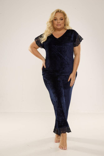 631 Milagros Pigiama da donna Forex - blu navy