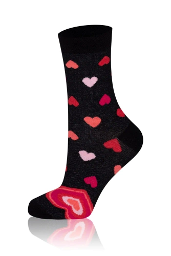 M30D Serce Calze lunghe da uomo Moda Italiana - nero