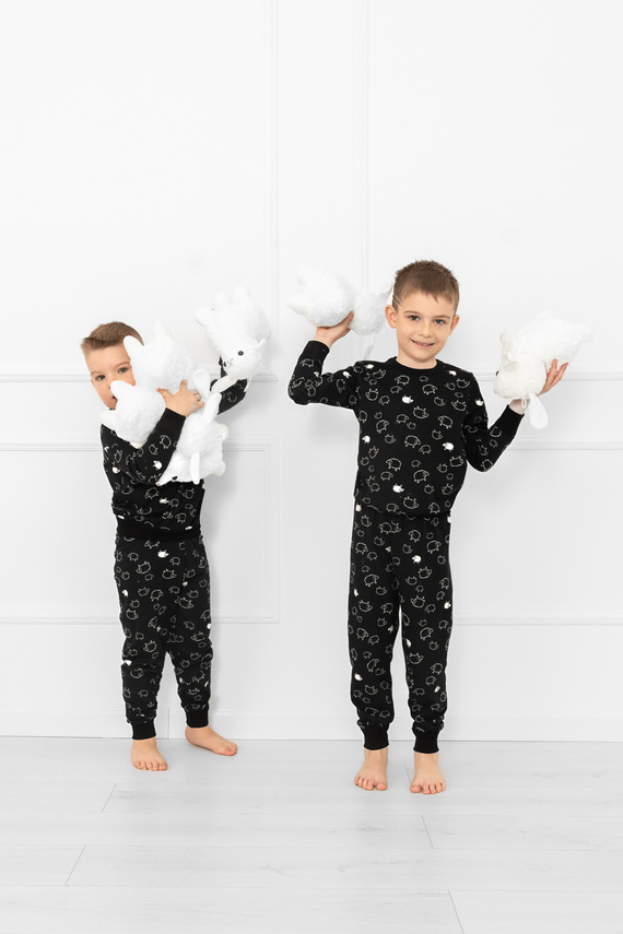 Pigiama per bambini Wito - MEGA SOFT cotone, montone, manica lunga e pantaloni Moda italiana