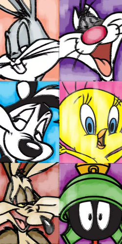 Telo mare Looney Tunes per bambini Carbotex | 100% cotone, 310 g/m²