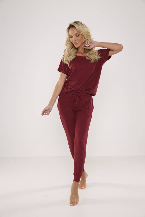 524 Pigiama da donna Paula De Lafense - marrone