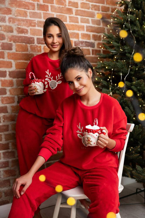 Sensis Harriet Pigiama da donna - rosso