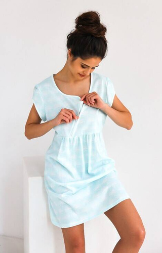 Camicia da notte Alma Sensis - menta