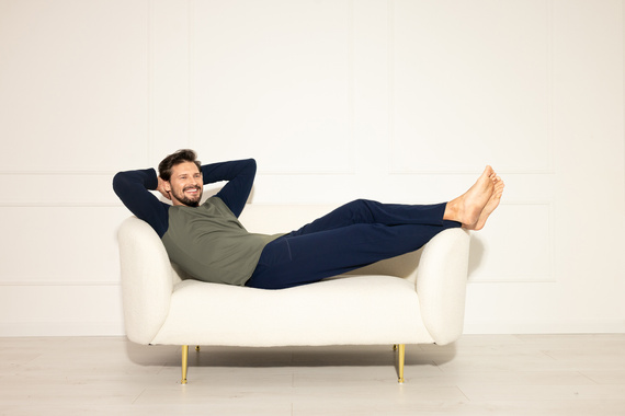 Alexander Pigiama uomo Moda italiana oliva - cotone, lungo. maniche e pantaloni