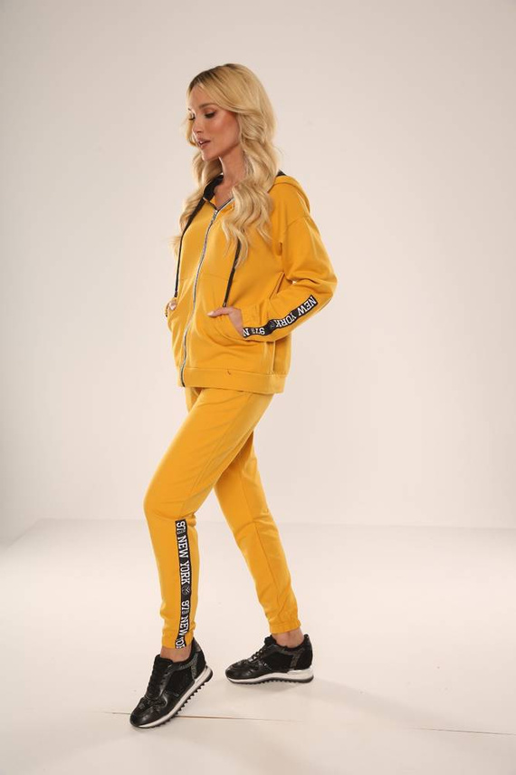 619 New York Forex tuta da ginnastica da donna - miele