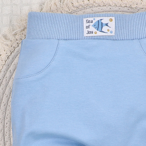 ABN-5457 Sea Of Joy Pantaloni della tuta Nini per bambini - cotone organico, vita comoda