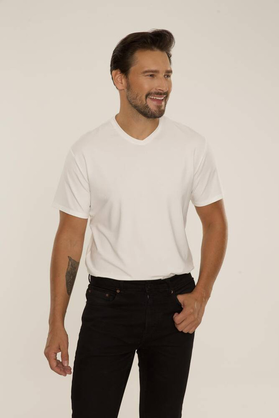 828 Chandler t-shirt De Lafense - ecrù