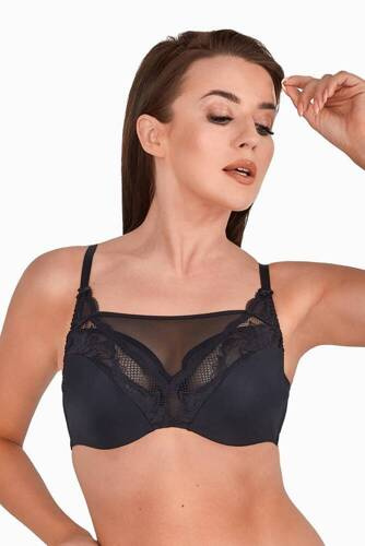 BS 1216 Reggiseno Ida Soft Gaia - Nero