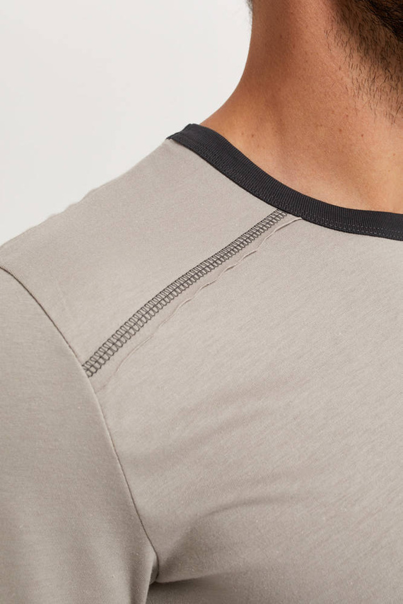 Abel Pigiama da uomo a maniche corte, pantaloncini Moda italiana - beige/stampa