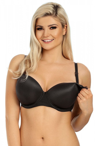3109 Reggiseno da allattamento imbottito Lupoline-nero