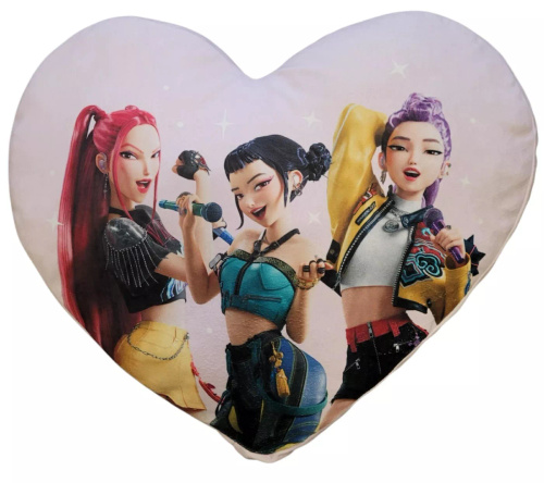 Halantex Cuscino Cuore K-POP Demon Hunters 40 cm Forma 04 Viola