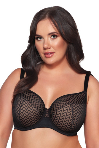 2102 Maxi reggiseno semi-imbottito Ava - nero