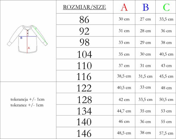 227139 Nicol BENEK Maglia raglan henley bambino a righe manica lunga