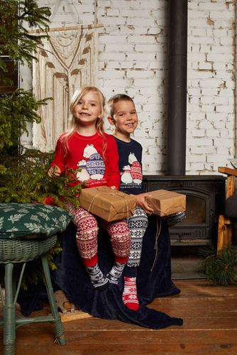 Arktyka Pigiama per bambini Moda italiana - rosso/stampa