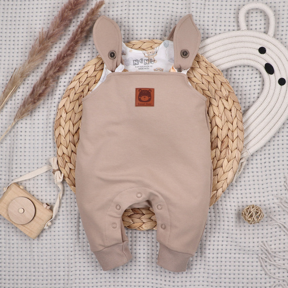 ABN-5515 Pantalone salopette bambino Sky Journey Nini - in cotone biologico