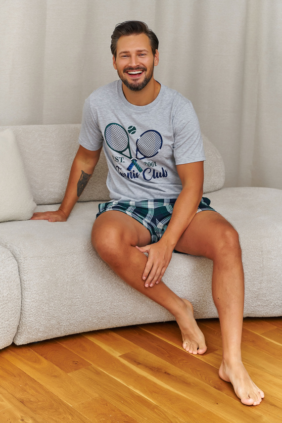 Pigiama uomo Doctor Nap 7401 Tennis 95% cotone