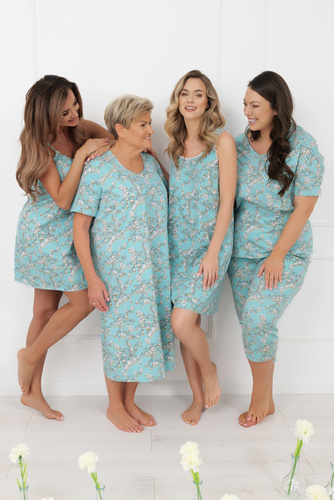 Hikari Italian Fashion pigiama donna 100% cotone estivo