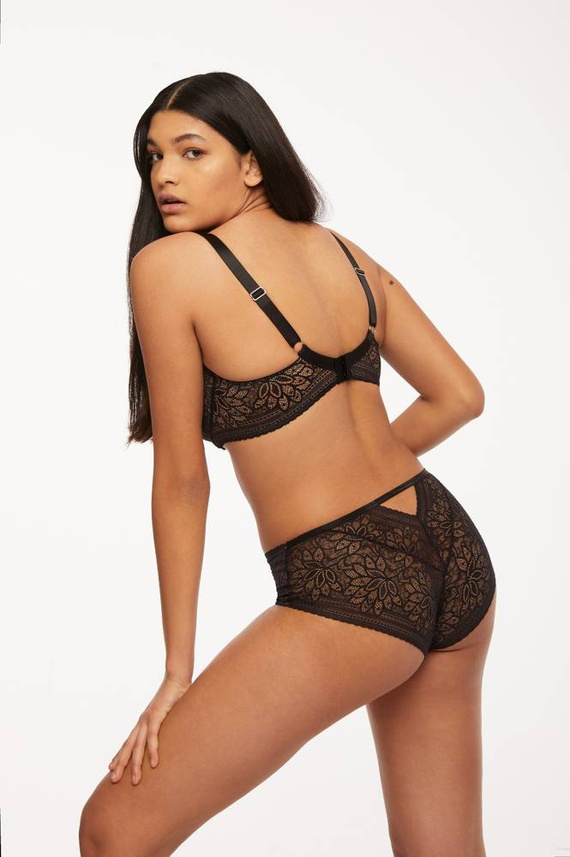 SC-857 Reggiseno morbido Mandala III Kinga nero