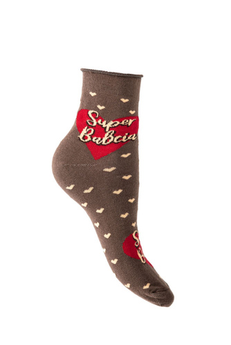 K90Z Calzini della nonna non stampati Moda italiana