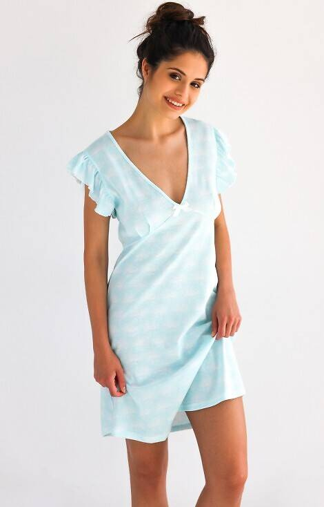 Camicia da notte Sensis Greta - menta