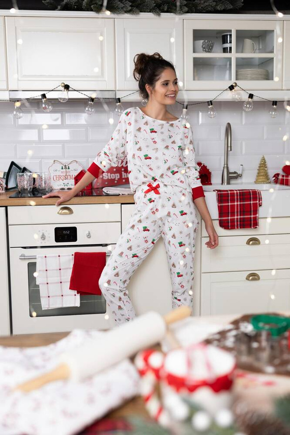 Pigiama donna Samantha Sensis -ecru