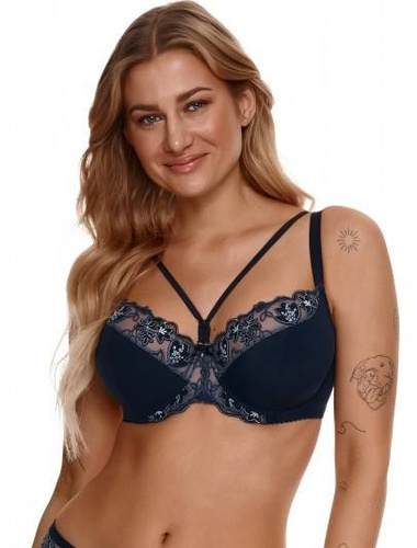 2320 Reggiseno semi-imbottito Lupoline - blu navy