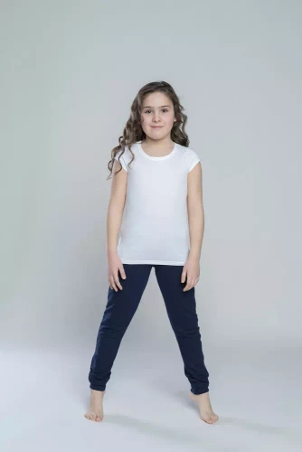 T-shirt Tola per bambina, manica corta Moda italiana - melange