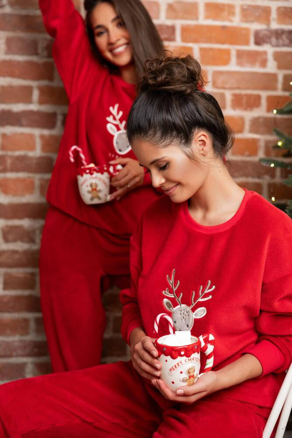 Sensis Harriet Pigiama da donna - rosso