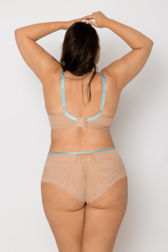 Mediolano Romantic 19248 slip beige ricamo floreale comodo elegante