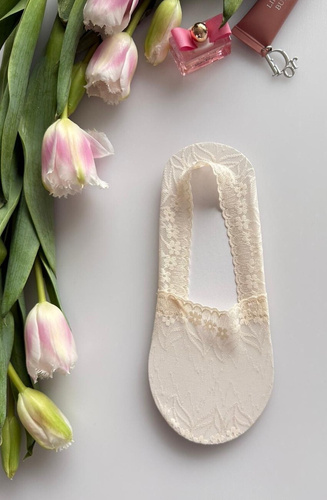 Ballerine donna Magnetis in pizzo con silicone – calzini invisibili