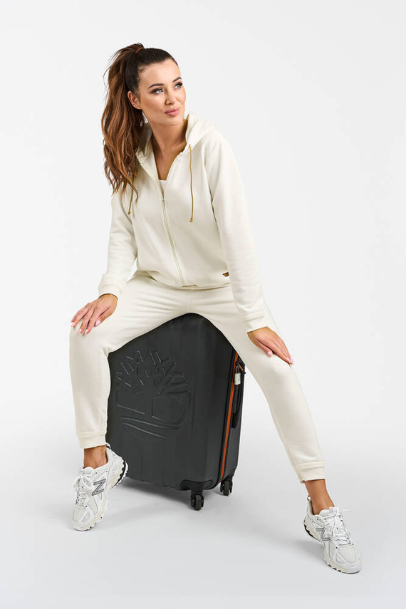 Camicetta Roma con cappuccio Moda italiana - ecrù