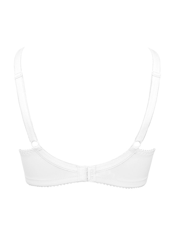 Donna 1962 Reggiseno morbido con ferretto in microfibra, cotone, bianco
