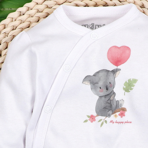 Body Nini Koala 100% cotone biologico, prodotto in Polonia