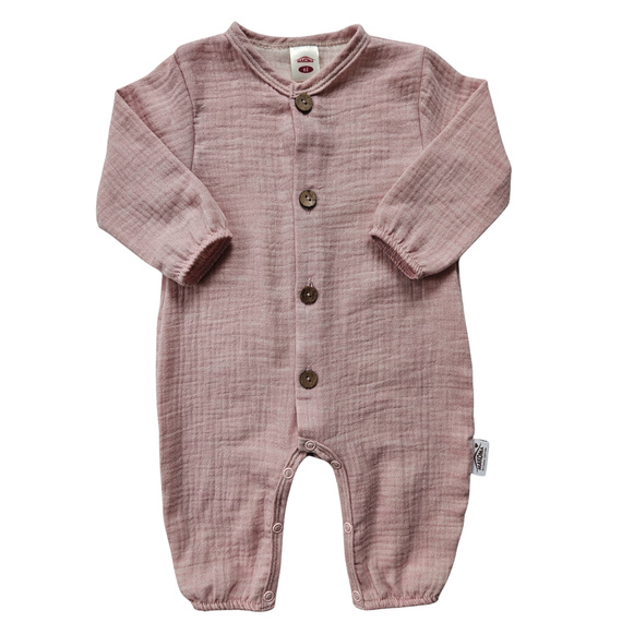 Just Muslin pajacifier 02235BSR Makoma rose- leggero, traspirante, 100% cotone