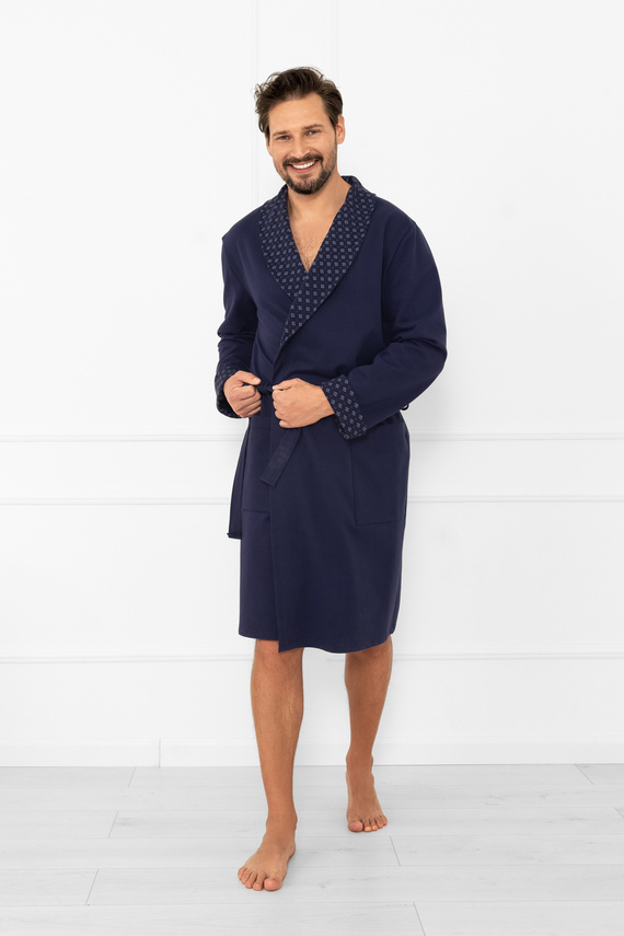 Vestaglia da uomo Gerard - 100% cotone, taglio classico con finitura elegante Moda Italiana