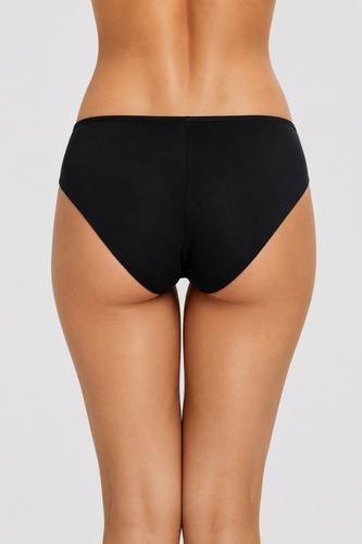 Mediolano Luka 07037 Slip laserati beige senza cuciture in microfibra
