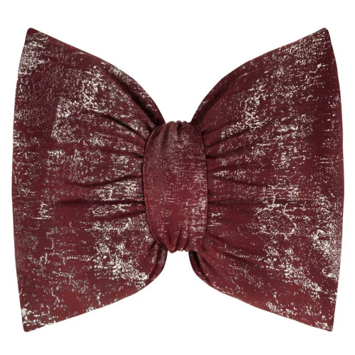 Cuscino natalizio 1 Eurofirany bordeaux 45x55 - fiocco in velluto