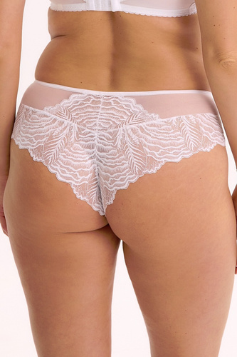 029 Mutandine da donna Marisa Gaia - classiche, con pizzo, confortevoli ecru