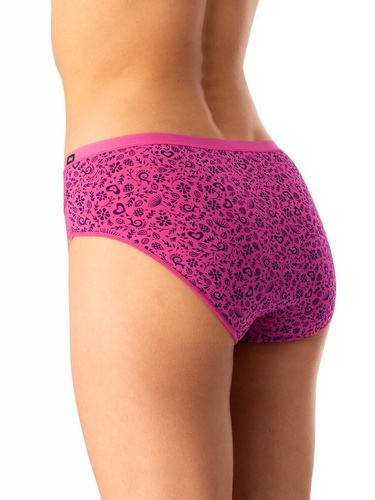 Mutandine da donna Key LPC 760 rosa blu navy - cotone, confortevoli, set di 2 pezzi